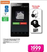 Lenovo 7" Phonetab Tablet Bundle(3G/16GB)-Per Bundle