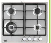 Defy 600mm 4 Burner Gas Hob WCP DHG125-Each