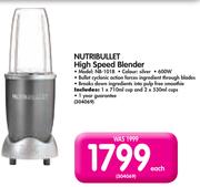Nutribullet High Speed Blender NB-101B-Each