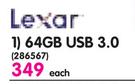Lexar 64GB USB 3.0-Each