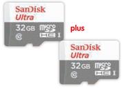 SanDisk Ultra Android Micro SD 16GB-Per 2 Pack