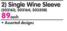 Single Wine Sleeve-Each