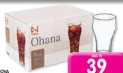 Citinova Ohana Hiball,Verona Water Or Porto Hiball Glasses-Per 6 Pack