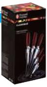 Russell Hobbs 5 Piece Knife Block Set-Per Set