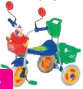 Kiddies Tricycle With 2 Baskets-Each