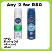 Nivea Shaving Gel (All Variants)-2 x 200ml