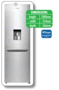 Hisense 359Ltr Combi Fridge/Freezer with Water Dispenser H359BME-WD