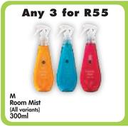 M Room Mist (All Variants)-3 x 300ml