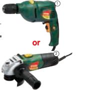 Ryobi 500W Impact Drill HID-500 Or 650W 115mm Angle Grinder HG-650-Each