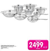 Legend 14 Piece Stainless Steel Cookware Set-Per Set