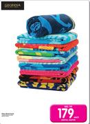 Glodina Velour Beach Towel-Each