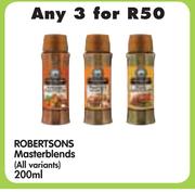 Robertsons Masterblends(All Variants)-3 x 200ml