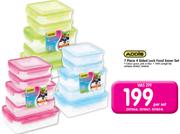 Addis 7 Piece Sided Lock Food Saver Set-Per set