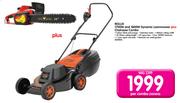 Rolux 1700W And 1800W Dynamic Lawnmower Plus Chainsaw Combo