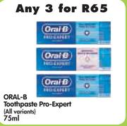 Oral-B Toothpaste Pro-Expert (All Variants)-3 x 75ml