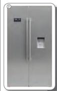 Defy 694Ltr Side By Side Fridge With Water Dispenser DFF417-V2