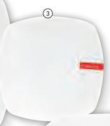 Carre Square Side Plate-Each
