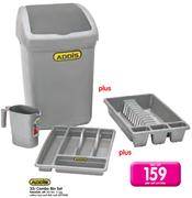 Addis 32Ltr Combo Bin Set-Per Set