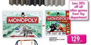 Monopoly Refresh Game Or Junior-Each