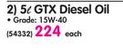 Castrol 5ltr GTX Diesel Oil 15W-40