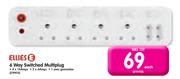 Ellies 6 Way Switched Multiplug-Each
