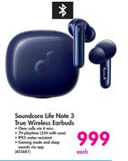 Soundcore Life Note 3 True Wireless Earbuds-Each
