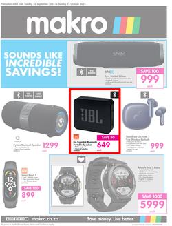 Makro : Sounds Like Incredible Savings! (10 September - 22 October 2023), page 1