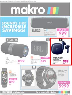 Makro : Sounds Like Incredible Savings! (10 September - 22 October 2023), page 1