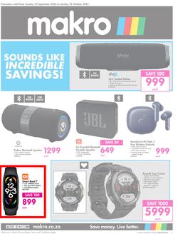 Makro : Sounds Like Incredible Savings! (10 September - 22 October 2023), page 1