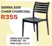Sierra Side Chair Charcoal-Each