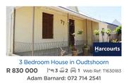 Harcourts 3 Bedroom House In Oudtshoorn