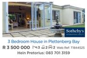 3 Bedroom House In Plettenberg Bay