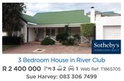 3 Bedroom House In River Club