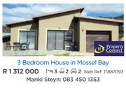 3 Bedroom House In Mossel Bay