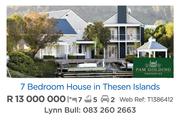7 Bedroom House In Thesen Islands