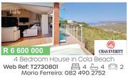 4 Bedroom House In Cola Beach