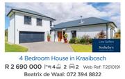 4 Bedroom House In Kraaibosch