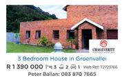 3 Bedroom House In Groenvallei