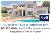 4 Bedroom House In Plettenberg Bay