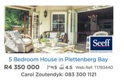 5 Bedroom House In Plettenberg Bay