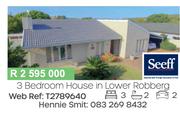 3 Bedroom House  In Lower Robberg