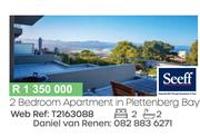 2 Bedroom Apartment  In Plettenberg Bay