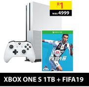 XBOX ONE S 1TB + FIFA19
