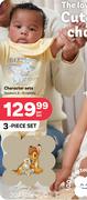 3 Piece Character Sets Newborn, 6-12 Months-Per Set
