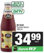 All Gold Tomato Sauce-700ml