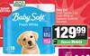 Baby Soft Toilet Tissues 2 Ply Fresh White Or Supreme Quilts 18s-Per Pack
