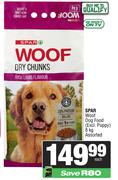 Spar Woof Dog Food Assorted-8Kg