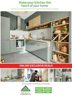 Leroy Merlin : Kitchen Promo (6 October - 31 October 2023)