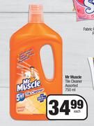 Mr Muscle Tile Cleaner Assorted-750ml Each