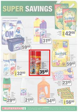 SUPERSPAR EASTERN CAPE : Lower Than Low Prices (25 January - 6 February 2022) Valid In | Bluewater Bay, Amalinda, Knysna, Heather Park, Jeffery's Bay, Rosehill, Protea, Sedgefield, Spandau, page 10
